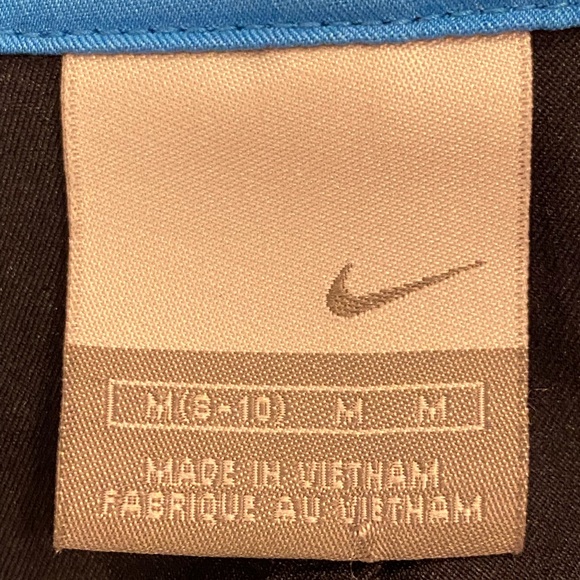 Nike Womens Navy Lightweight Track Jacket with Light Blue Side Stipe / Size M - Picture 7 of 14